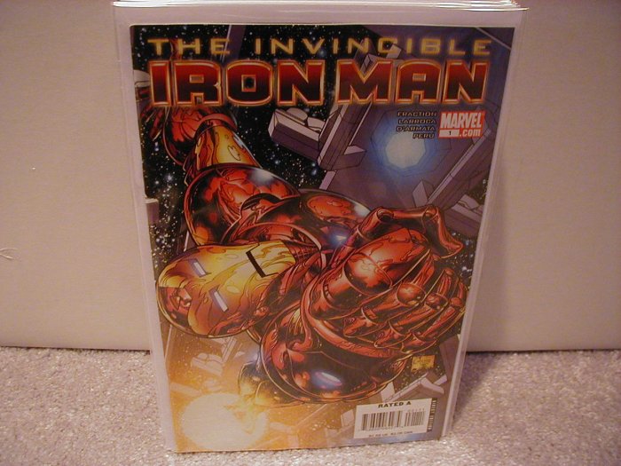 INVINCIBLE IRON MAN # 1 NM (2008) (COVER A)