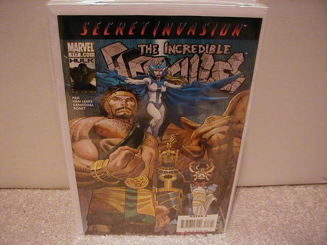 INCREDIBLE HERCULES #117 NM (2008) (SECRET INVASION)