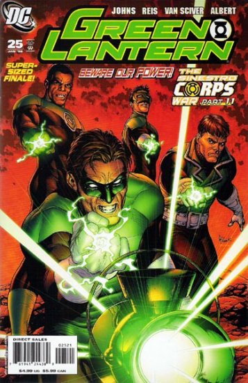 GREEN LANTERN #25 SINESTRO WARS PART 11 NM *VARIANT COVER*