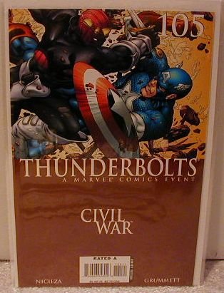 THUNDERBOLTS #105 NM CIVIL WAR-CAPTAIN AMERICA