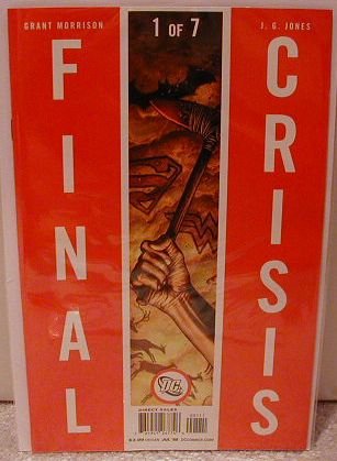FINAL CRISIS #1 NM (2008) “B†COVER- D.C. MINI SERIES OF 2008