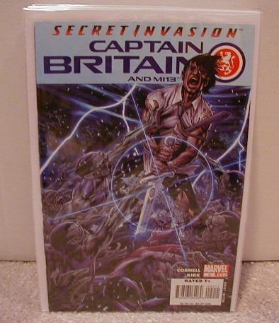 CAPTAIN BRITAIN AND MI13 #2 NM (2008) SECRET INVASION