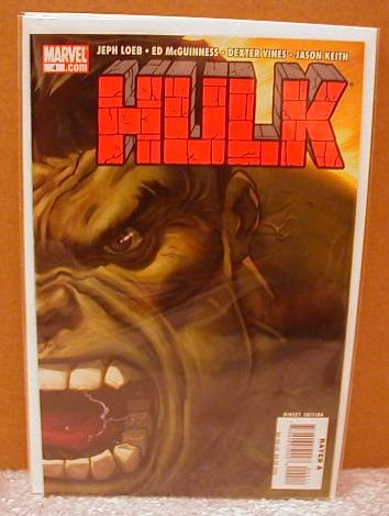 HULK #4 NM(2008) RED HULK VS GREEN HULK- SO WHOâS THE STRONGEST ONE THERE IS?? âGREENâ COVER