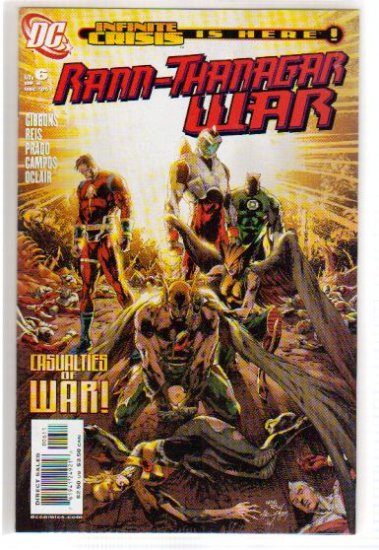 RANN-THANAGAR WAR #6 NM (2003) HAWKWOMAN,GREEN LANTERN,ADAM STRANGE, CAPTAIN COMET