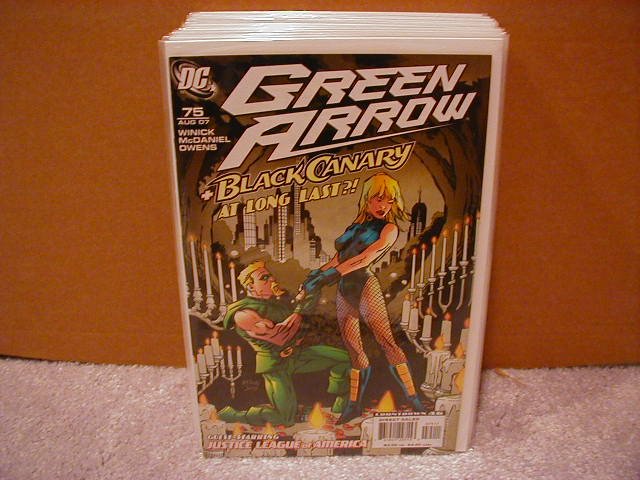GREEN ARROW #75 NM (2007) BLACK CANARY HEY WILL YOU MARRY ME ISSUE!!