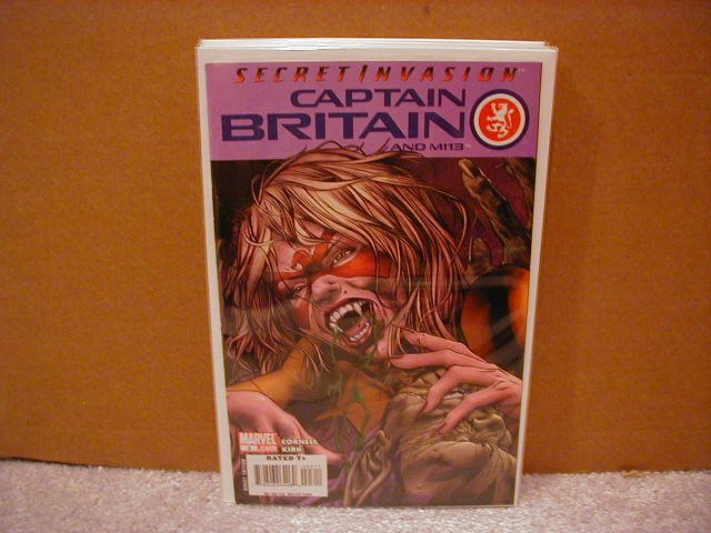 CAPTAIN BRITAIN AND MI13 #3 NM(2008) SECRET INVASION