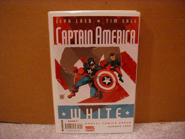 CAPTAIN AMERICA WHITE #0 NM (2008) *TIM SALE* * JEPH LOEB*