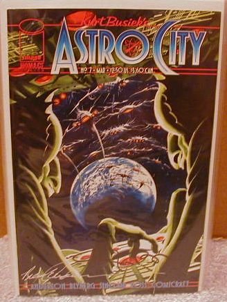ASTRO CITY # 7 VF & SIGNED BY ANDERSON AND BUSIEK