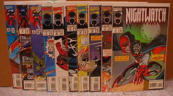 NIGHTWATCH SET 1-10 ALL VF OR BETTER