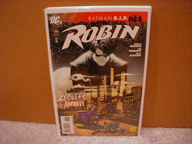 ROBIN #176 NM (2008) R.I.P BATMAN