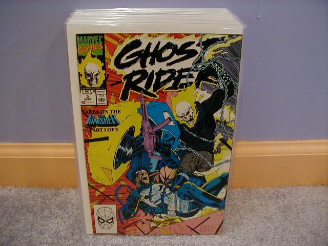 GHOST RIDER #5 VF/NM (1990) PUNISHER
