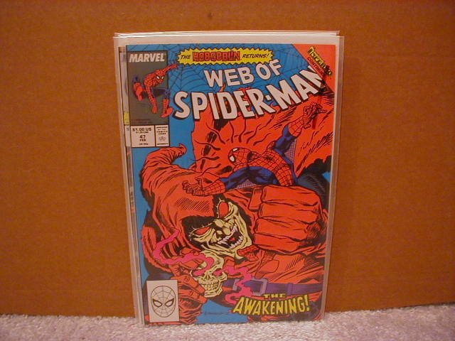 WEB OF SPIDER-MAN #47 VF+ **HOBGOBLIN**