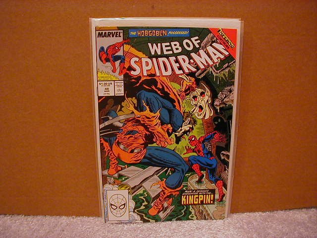WEB OF SPIDER-MAN #48 VF/NM **HOBGOBLIN II-ORIGIN**