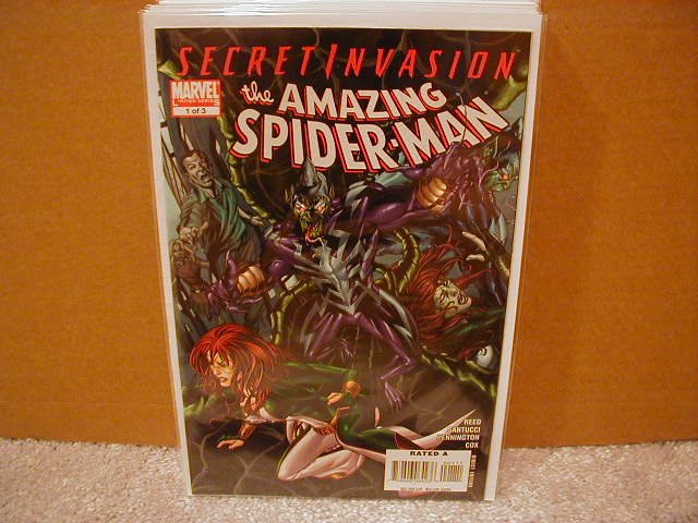 SECRET INVASION AMAZING SPIDER-MAN #1 NM (2008) *SECRET INVASION*