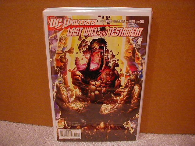 DC UNIVERSE LAST WILL AND TESTAMENT ONE-SHOT NM (2008) “B†COVER