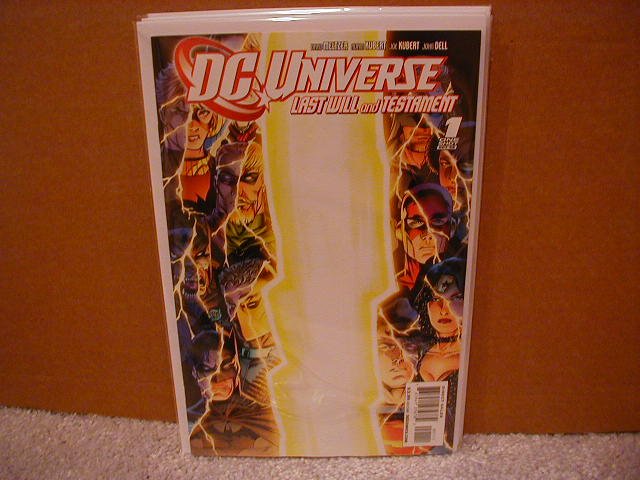 DC UNIVERSE LAST WILL AND TESTAMENT ONE-SHOT NM (2008) âAâ COVER
