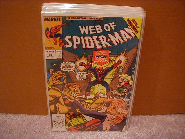 WEB OF SPIDER-MAN #59 VF/NM *ACTS OF VENGEANCE* COSMIC SPIDER-MAN