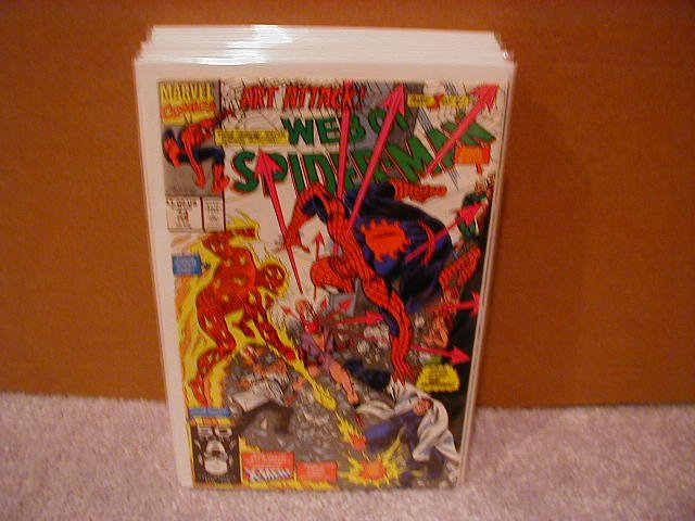 WEB OF SPIDER-MAN #73 VF-