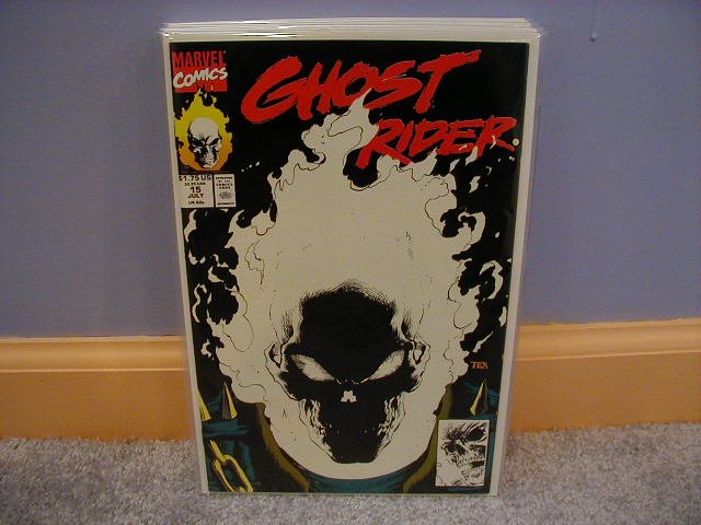 GHOST RIDER (1990) #15 BLACK GLOWING COVER