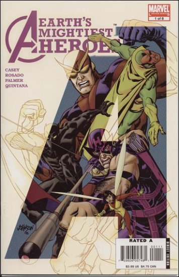AVENGERS EARTH'S MIGHTIEST HEROES VOL 2 #1-8 ALL VF/NM **FREE SHIPPING**