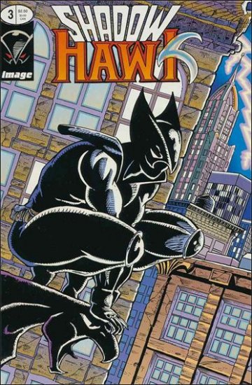 SHADOWHAWK VOL 1 #3 VF/NM *IMAGE* GLOW IN THE DARK COVER