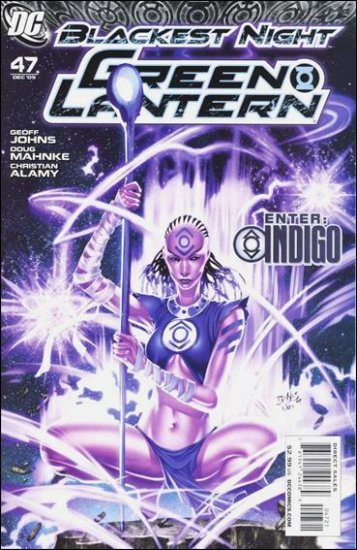 GREEN LANTERN #47 NM (2009)BLACKEST NIGHT VARIANT