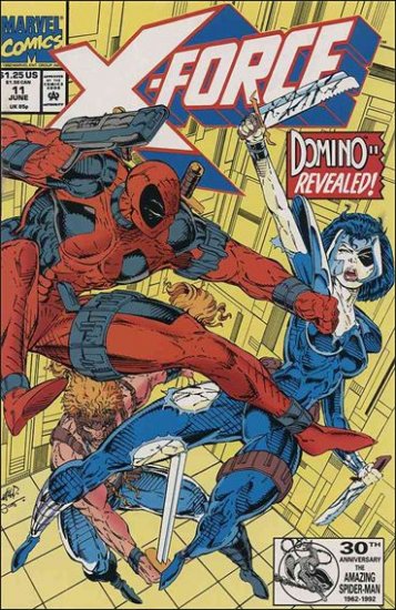 X-FORCE #11 VF/NM (1991) DEADPOOL ISSUE