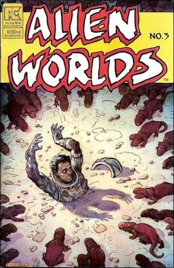 ALIEN WORLDS #3 PACIFIC COMICS