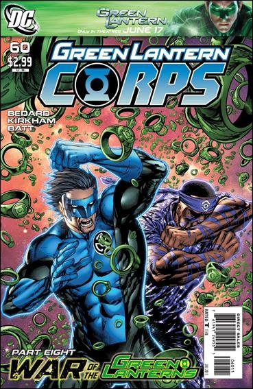 GREEN LANTERN CORPS #60 NM WAR OF THE GREEN LANTERNS PART EIGHT