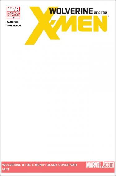 Wolverine And the X-Men #1 Blank Variant Cover NM (2011) *Regenesis*
