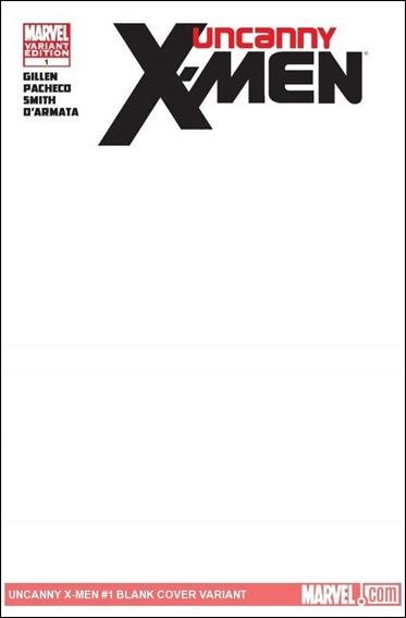 Uncanny X-Men #1 Blank Variant NM (2011) *Regenesis*
