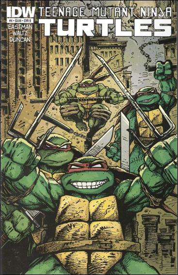Teenage Mutant Ninja Turtles #4 B Cover (2011)VF/NM