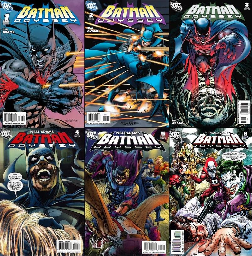 BATMAN ODYSSEY #1, 2, 3, 4, 5, 6 (2009) VF/NM *COMPLETE SET*