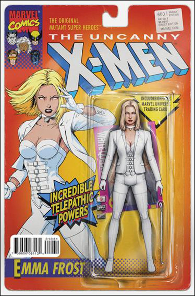 Uncanny X-men #600 Emma Frost Action Figure Variant Cover [2016] Vf Nm 