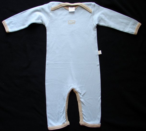 Z Layette Boys Light Blue License Plate Coverall NEW 6 months