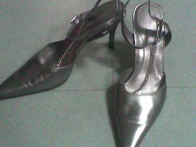 Silver heels