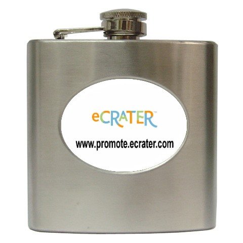 Customize Hip Flask 6 oz Gift Promotional Item Personalize It