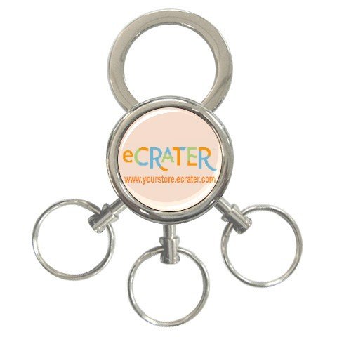 Custom 3-Ring Key Chain Customize Promotional Item Personalize It