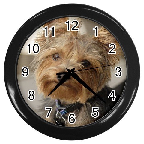 Black Custom Wall Clock Customize Promotional Item Personalize It