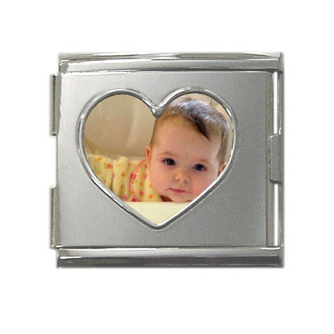 Custom Mega Link Heart Italian Charm 18mm Customize Promotional Item Personalize It