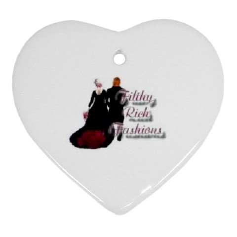 2 Custom Ornament Heart Customize Promotional Item Personalize