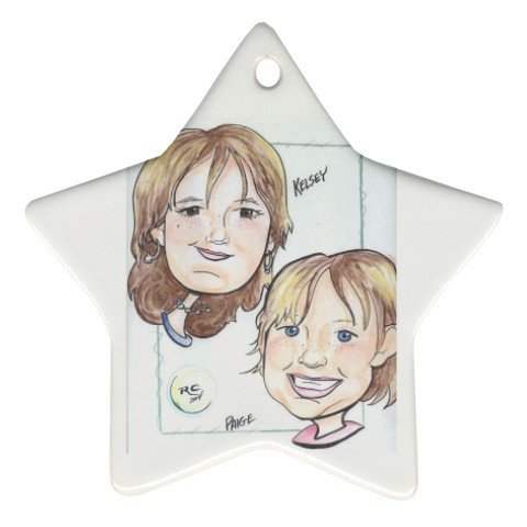 Custom Ornament STAR Customize Promotional Item Personalize