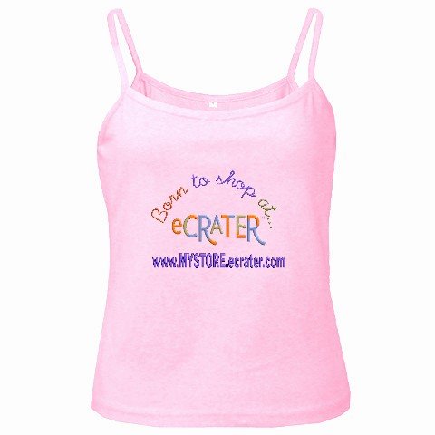 Spaghetti Tank Top PINK Ladies Ex-Large XL Customize Promotional Item Personalize It