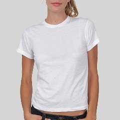 Custom White Jr. Baby Doll T-Shirt Medium Customized Promotional Personalize It