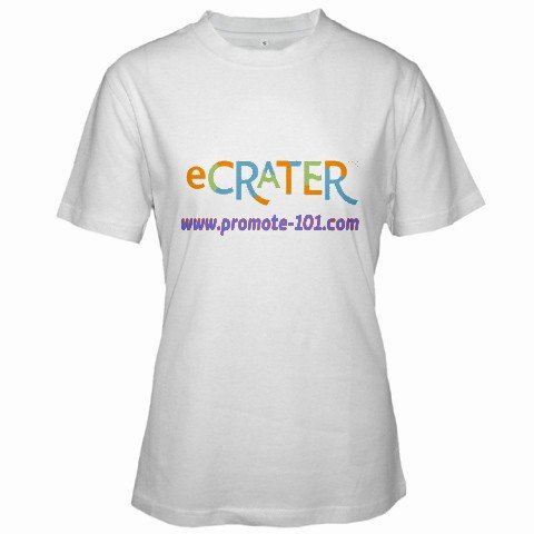 Custom White Women's T-Shirt Exlarge XL Customized Promotional Personalize It