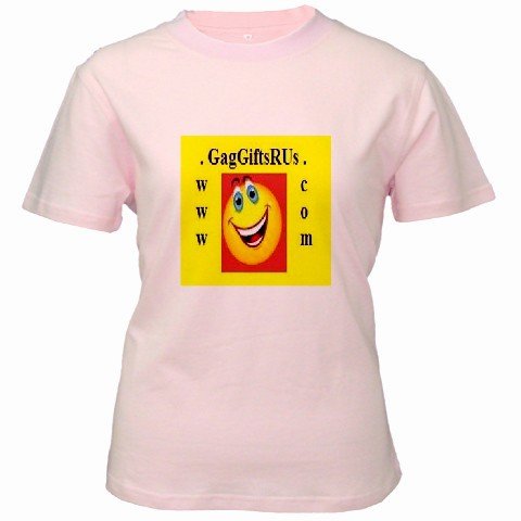Custom Pink Women's T-Shirt XL Ex-Large Customized Promotional Personalize It Logo Item