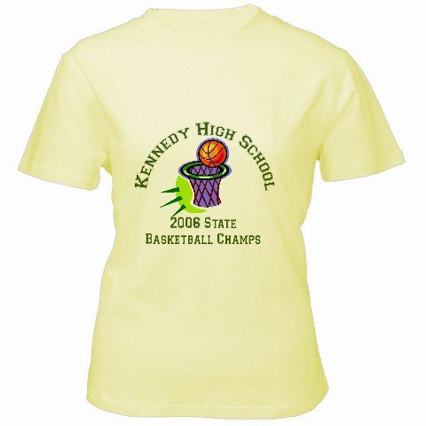 Custom Yellow Women's T-Shirt Medium Customized Promotional Personalize It Logo Item