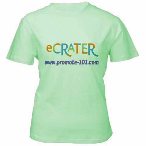 Custom Green Women's T-Shirt Medium Customized Promotional Personalize It Logo Item