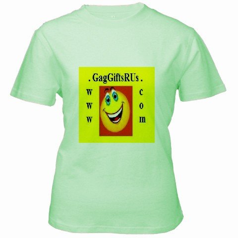 Custom Green Women's T-Shirt Ex-Large XL Customized Promotional Personalize It Logo Item