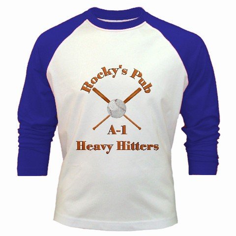 Baseball Jersey Custom Sports Team Uniform Medium Blue White Customize Personalize Logo